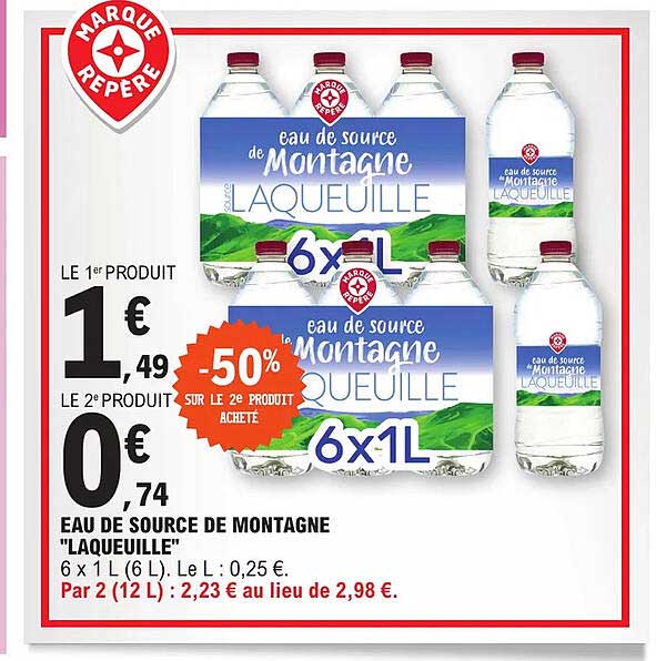 Eau De Source De Montagne "laqueille"