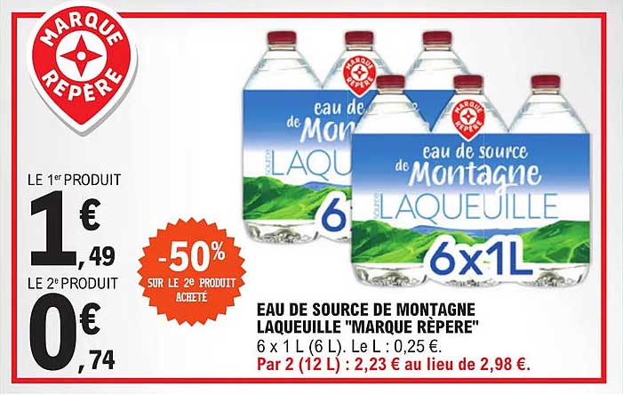 eau de source de montagne laqueille "marque repère"