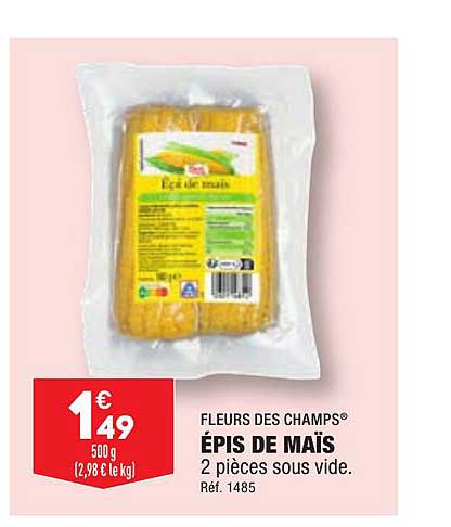 épis de maïs fleurs des champs