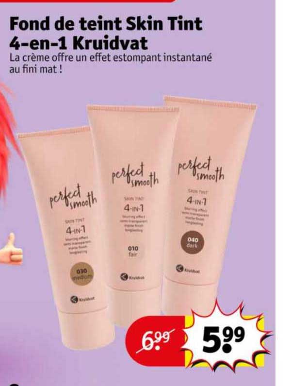 fond de teint skin tint 4-in-1 kruidvat