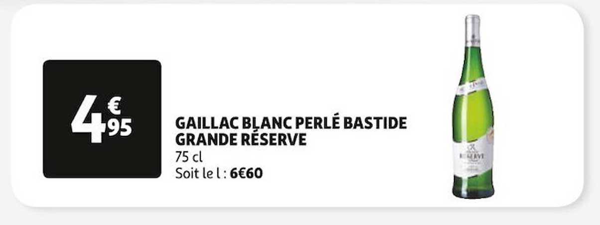 gaillac blanc perlé bastide grande réserve