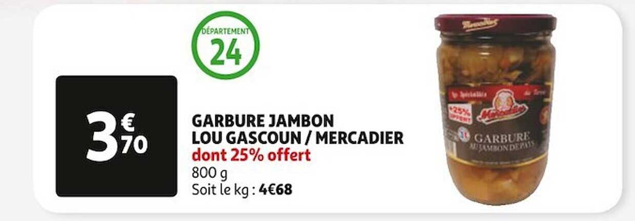 garbure jambon lou gascoun / mercadier