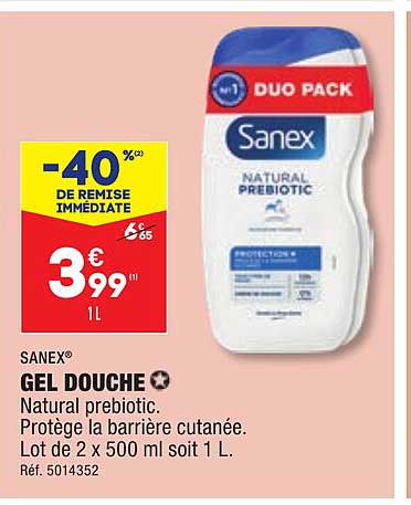 Gel Douche Sanex