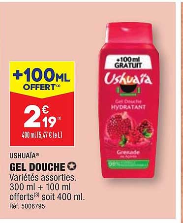 Gel Douche Ushuaïa