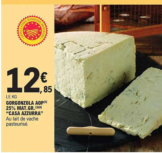 gorgonzola aop 25% mat. gr. "casa azzurra"