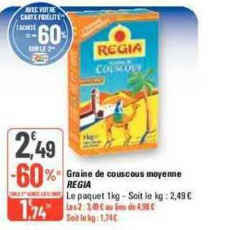 graine de couscous moyenne regia