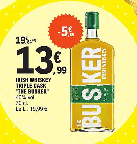 irish whiskey triple cask "the busker"
