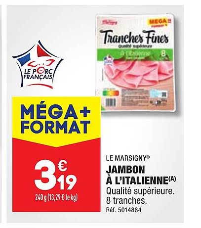 jambon à l'italienne le marsigny