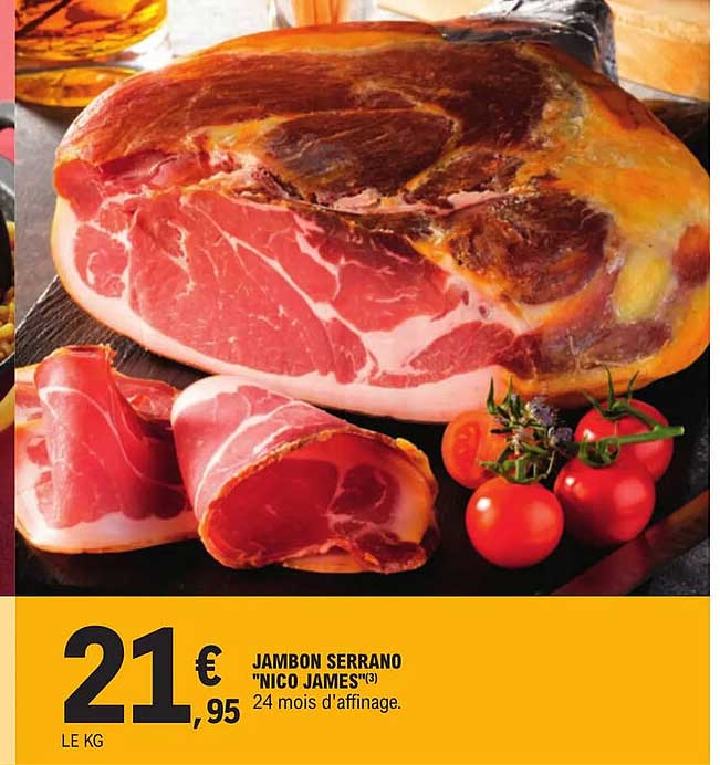 Jambon Serrano "nico James"