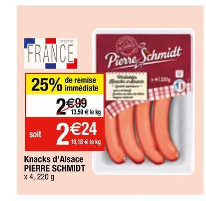 knacks d'alsace pierre schmidt