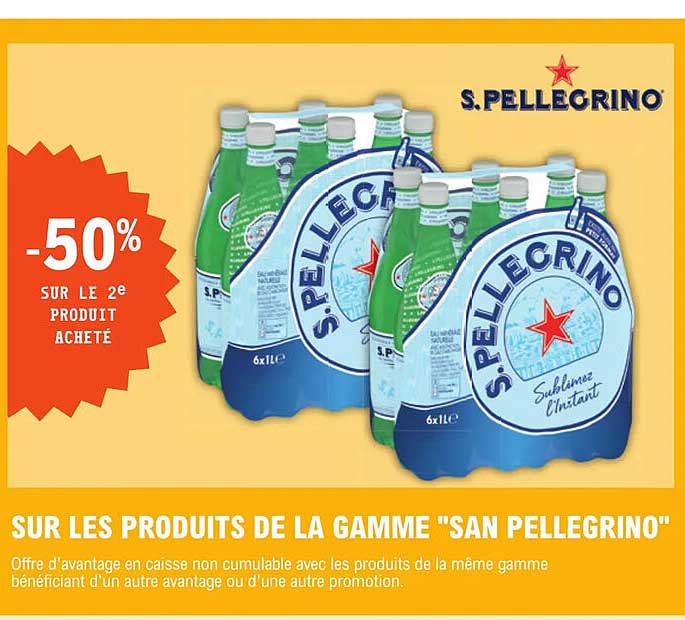 la gamme "san pellegrino"