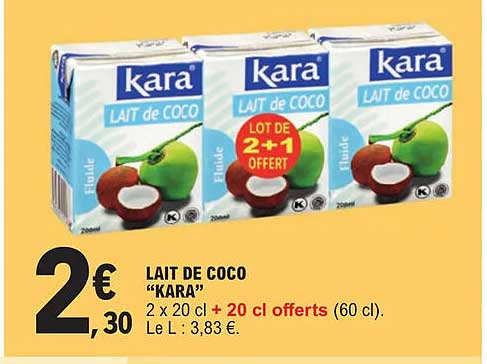 Lait De Coco "kara"