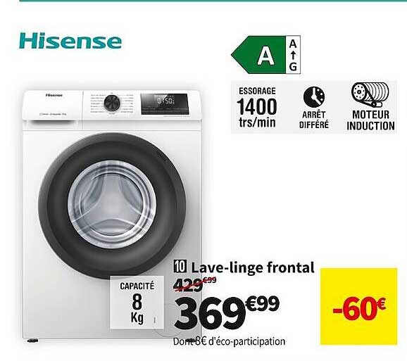 Lave-linge Frontal Hisense