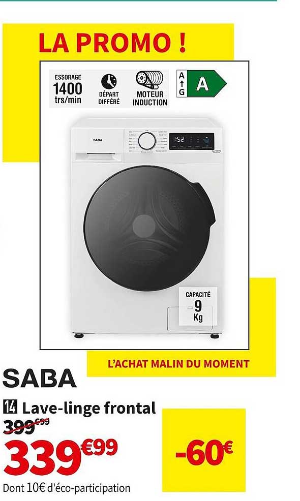 Lave-linge Frontal Saba