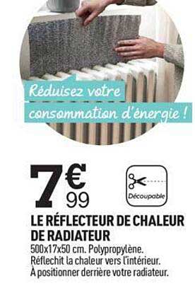 le réflecteur de chaleur de radiateur
