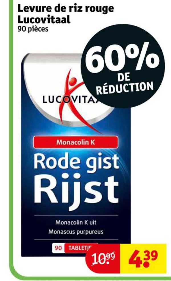 levure de riz rouge lucovitaal