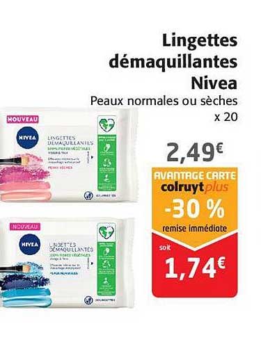 Lingettes Démaquillantes Nivea