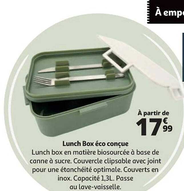 lunch box éco conçue