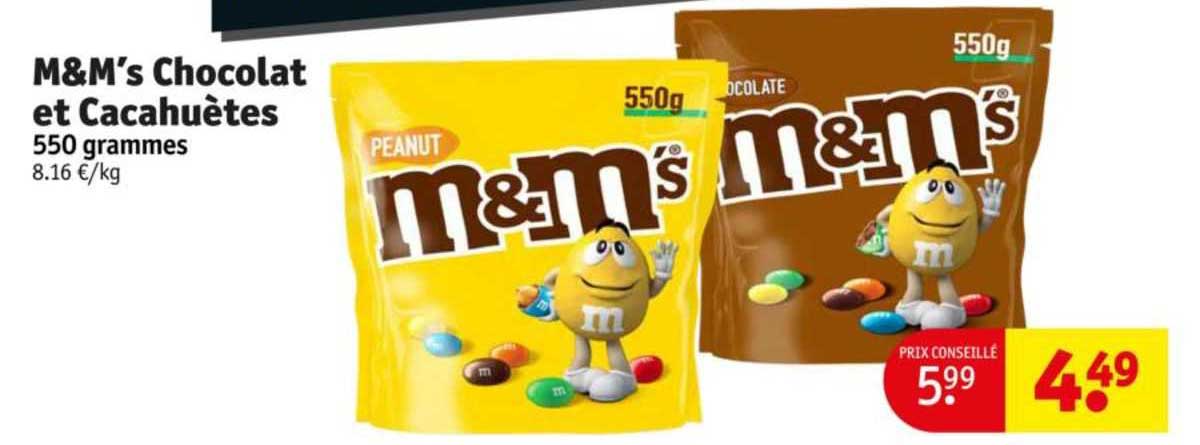 M&m's Chocolat Et Cacahuètes