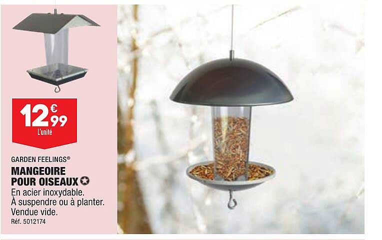 mangeoire pour oiseaux garden feelings