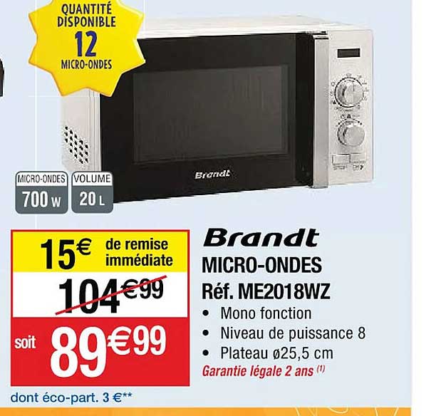 Micro-ondes Brandt