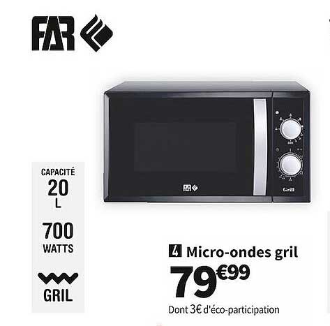 micro-ondes gril far