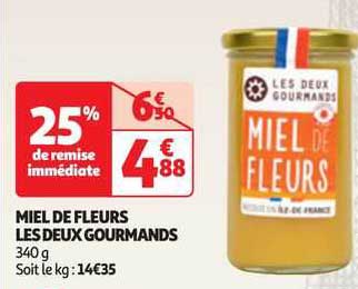 miel de fleurs les deux gourmands