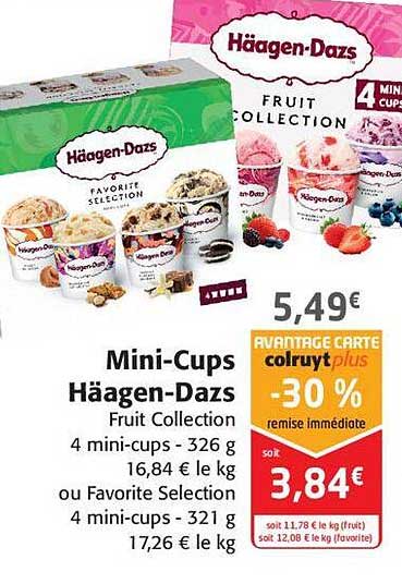 mini-cups häagen-dazs