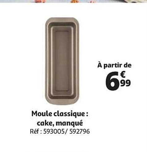 moule classique : cake, manqué