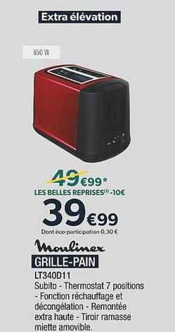 moulinex grille-pain