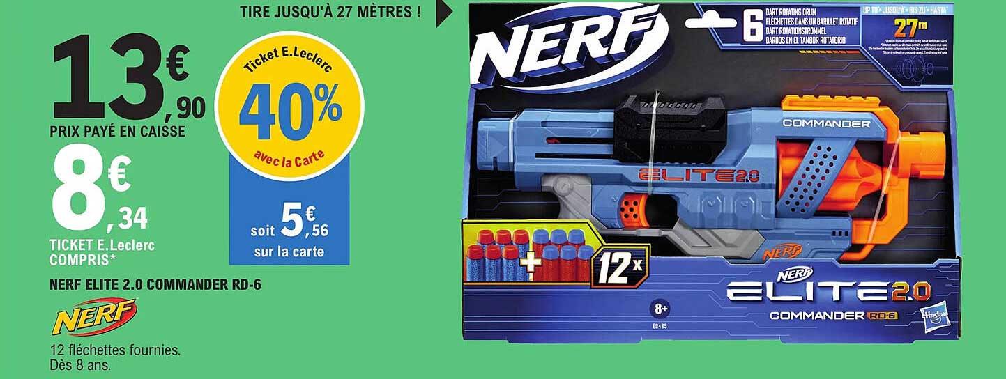 nerf elite 2.0 commander rd-6