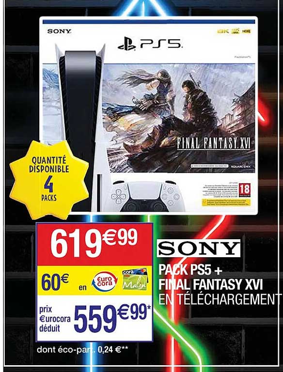 pack ps5 + final fantasy xvi sony