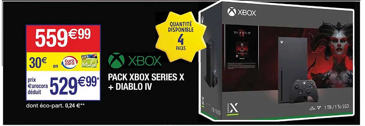 pack xbox séries x + diablo iv