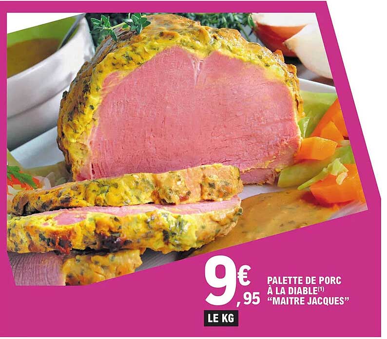 palette de porc à la diable "maître jacques"