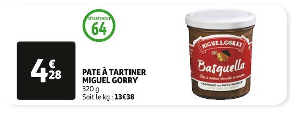 pâte à tartiner miguel gorry