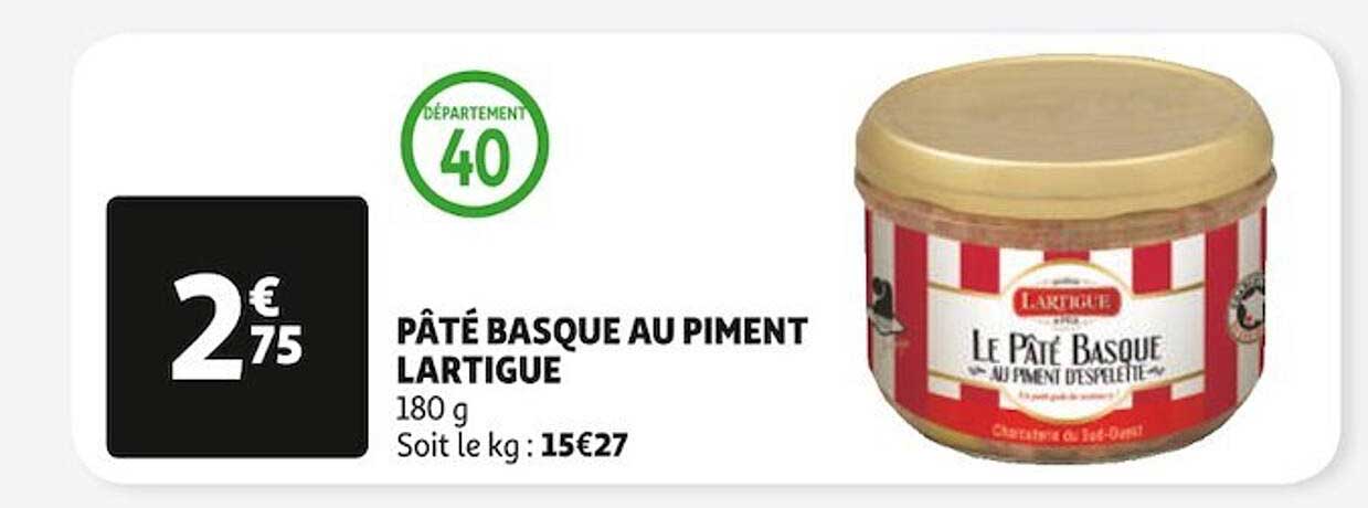 pâté basque au piment lartigue
