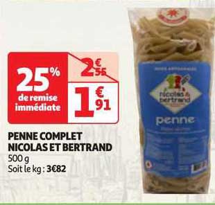 penne complet nicolas et bertrand