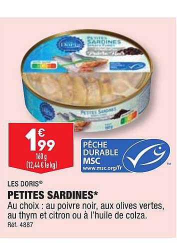 petites sardines les doris