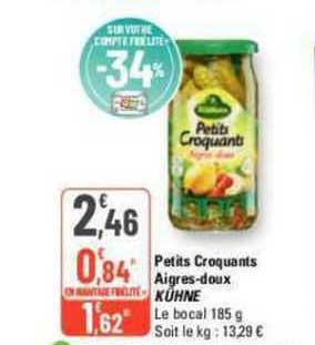 Petits Croquants Aigres-doux Kühne