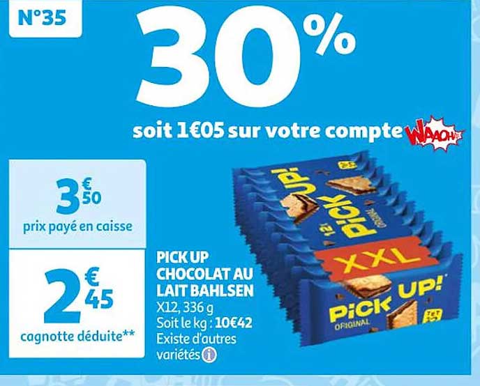 Pick Up Chocolat Au Lait Bahlsen