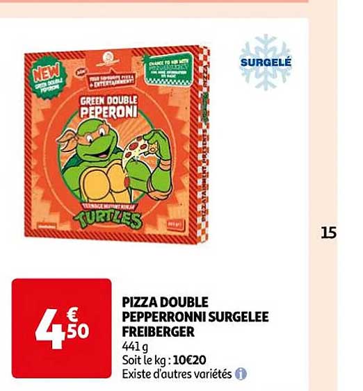 Pizza Double Pepperronni Surgelée Freiberger