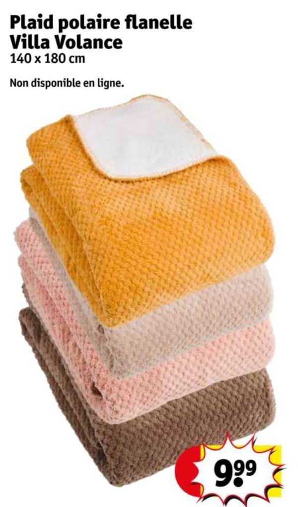 plaid polaire flanelle villa volance