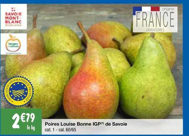 poires louise bonne igp de savoie
