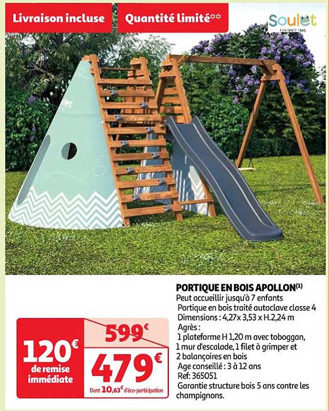 portique en bois apollon soulet