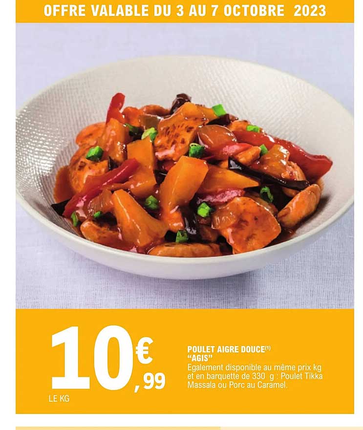 poulet aigre douce "agis"
