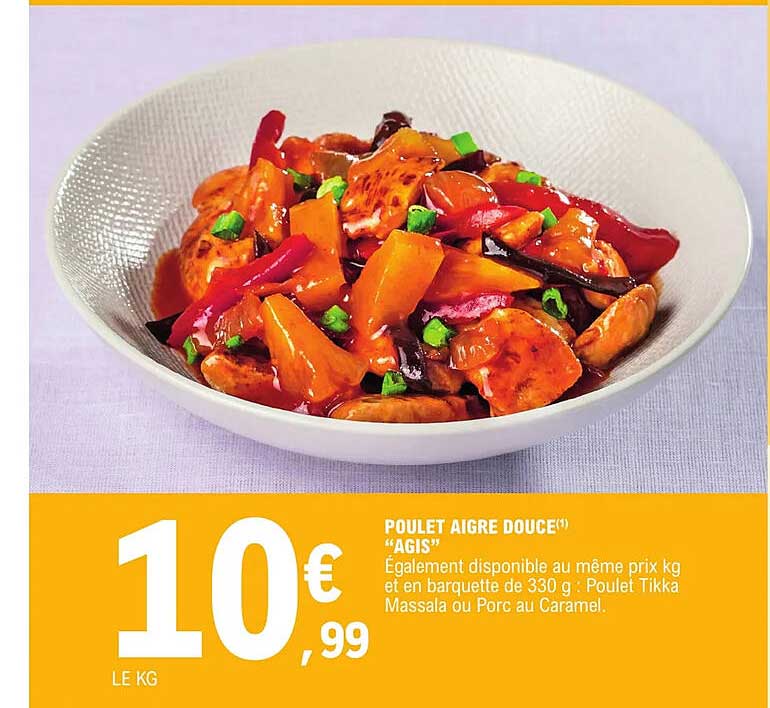 poulet aigre douce "agis"