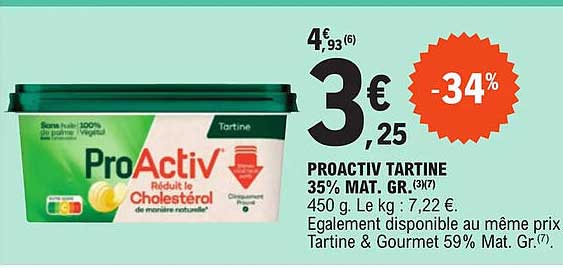 proactiv tartine 35% mat. gr.