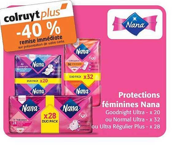 protections féminines nana