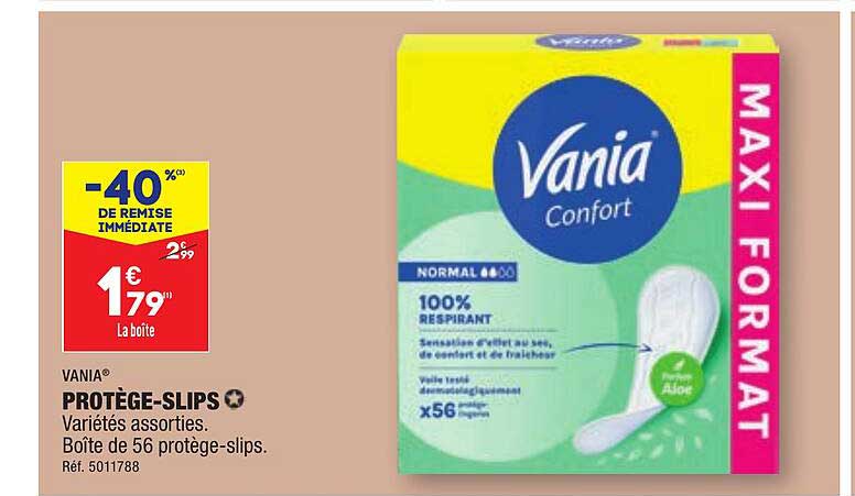 protège-slips vania