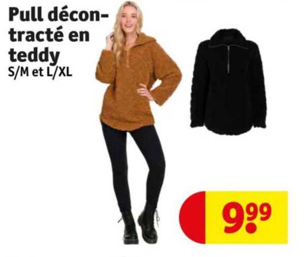 Pull Décontracté En Teddy